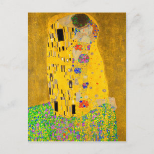 Gustav Klimt The Kiss Postcard