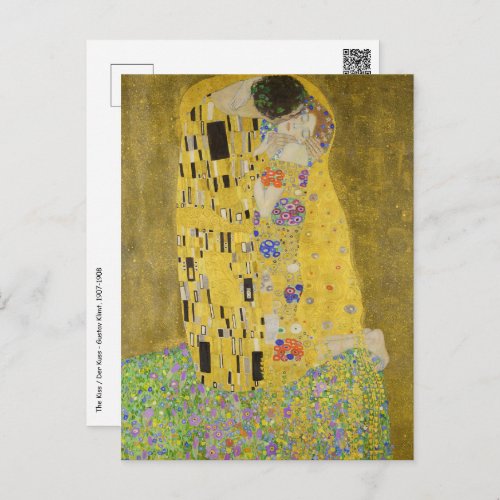 Gustav Klimt _ The Kiss Postcard