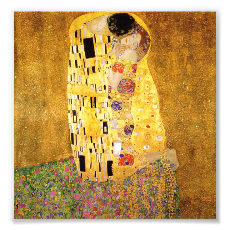 gustav klimt the kiss wallpaper