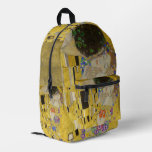 Gustav Klimt - The Kiss Printed Backpack