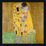 Gustav Klimt The Kiss Restored Vibrant Color Poster<br><div class="desc">Looking for vibrant Klimt posters? We're happy to offer this digitally restored print of Gustav Klimt's seminal painting The Kiss, one of the most romantic images throughout art history. The Kiss (Lovers) was painted by the Austrian Symbolist painter Gustav Klimt between 1907 and 1908, the highpoint of his "Golden Period",...</div>
