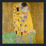 Gustav Klimt The Kiss Restored Vibrant Color Poster<br><div class="desc">Looking for vibrant Klimt posters? We're happy to offer this digitally restored print of Gustav Klimt's seminal painting The Kiss, one of the most romantic images throughout art history. The Kiss (Lovers) was painted by the Austrian Symbolist painter Gustav Klimt between 1907 and 1908, the highpoint of his "Golden Period",...</div>