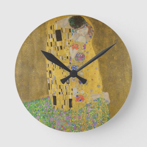 Gustav Klimt The Kiss Round Clock