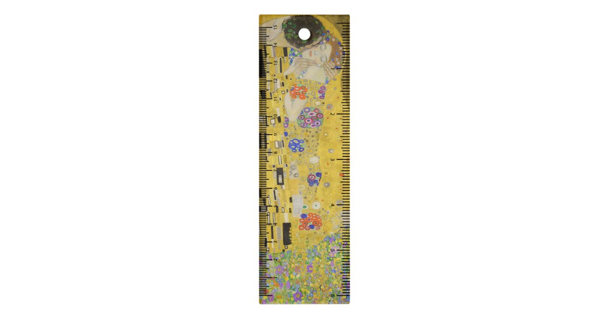 Gustav Klimt - The Kiss Ruler | Zazzle