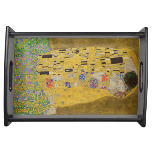 Gustav Klimt The Kiss Serving Tray