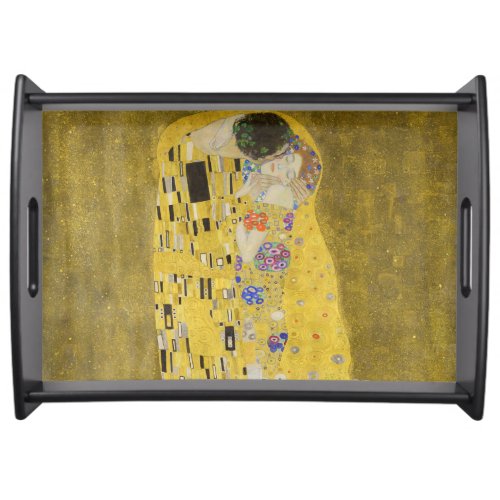 Gustav Klimt _ The Kiss Serving Tray