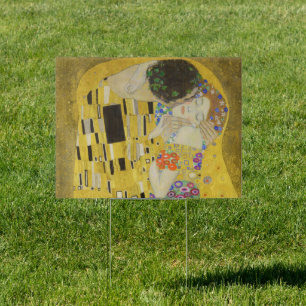 Gustav Klimt - The Kiss Sign