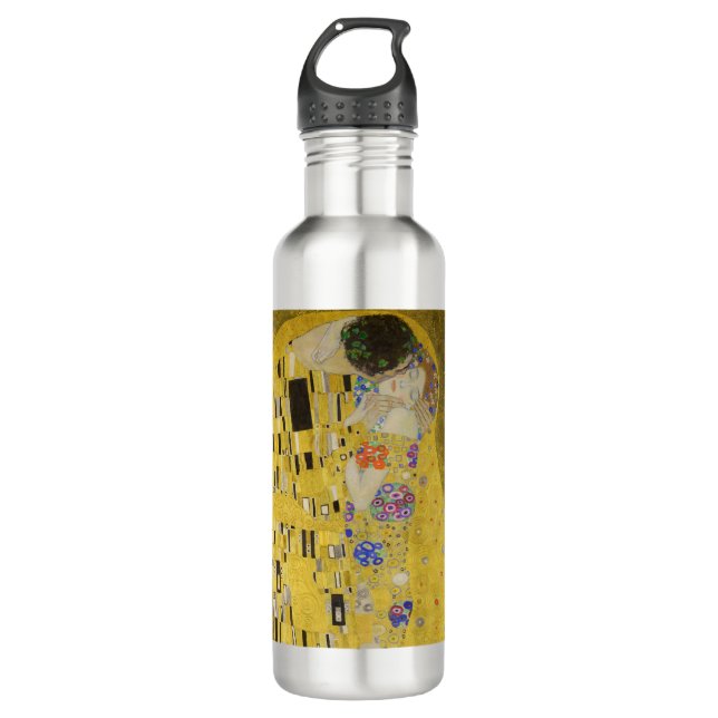 Gustav Klimt - The Kiss Stainless Steel Water Bottle (Front)