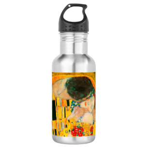 Gustav Klimt The Kiss Stainless Steel Water Bottle
