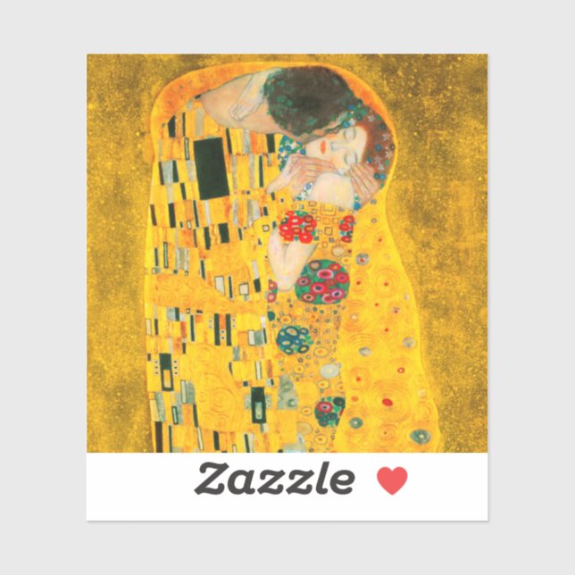 Gustav Klimt The Kiss Sticker (Sheet)