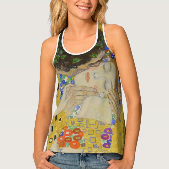 Gustav Klimt - The Kiss Tank Top (Front)