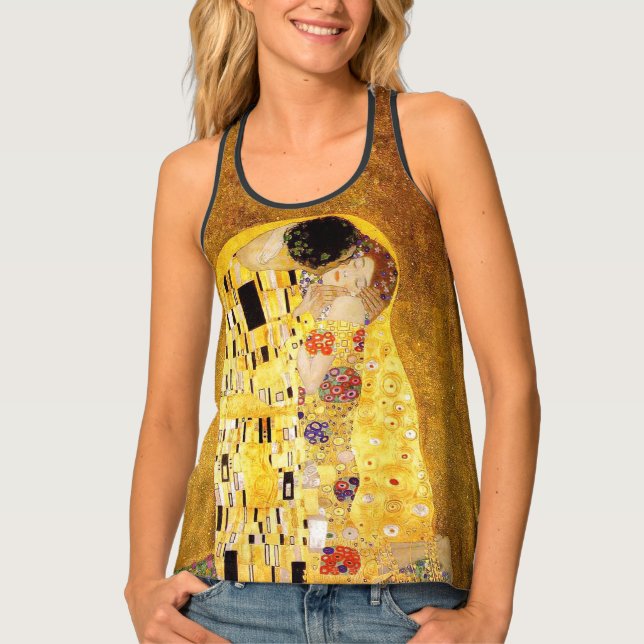 Gustav Klimt “The Kiss” Tank Top (Front)