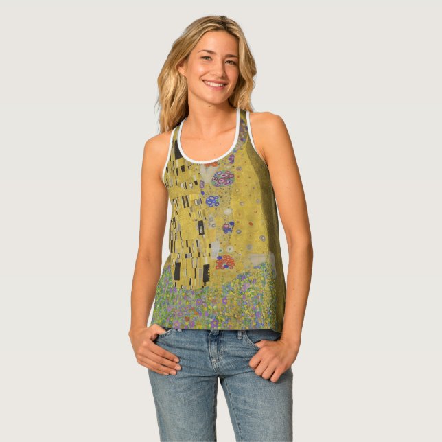 Gustav Klimt The Kiss Tank Top (Front Full)