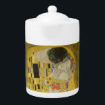 Gustav Klimt - The Kiss Teapot<br><div class="desc">The Kiss / Der Kuss - Gustav Klimt in 1907-1908</div>