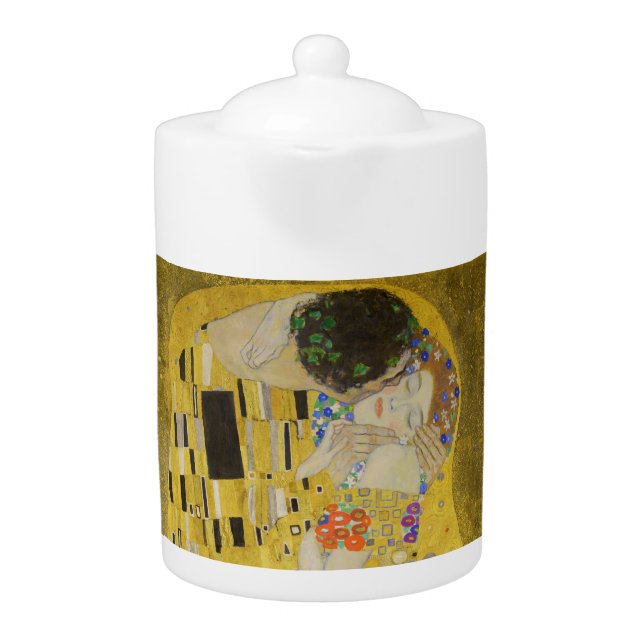 Gustav Klimt - The Kiss Teapot (Front)