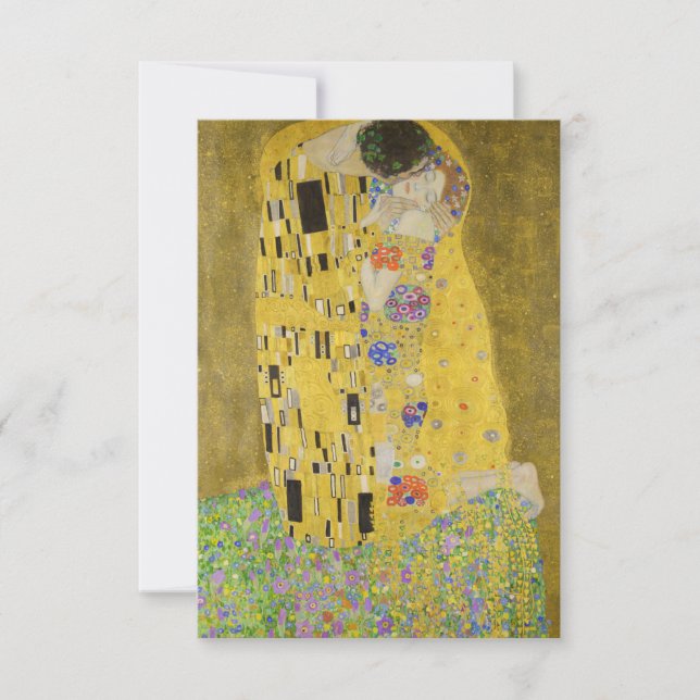 Gustav Klimt - The Kiss Thank You Card (Front)