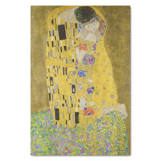 Gustav Klimt The Kiss Tissue Paper Zazzle