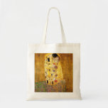 Gustav Klimt The Kiss Tote Bag<br><div class="desc">Gustav Klimt The Kiss tote bag. Artwork oil paint on canvas from 1907-1908. The Kiss is Gustav Klimt’s best-known painting,  a beautiful work representing the height of his golden period. A perfect gift for lovers of Austrian symbolism,  Gustav Klimt,  and fine art.</div>
