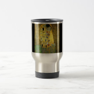 gustav-klimt-the-kiss travel mug