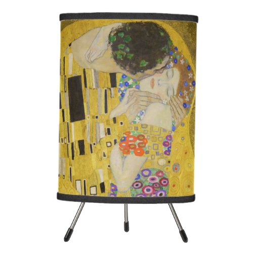 Gustav Klimt _ The Kiss Tripod Lamp