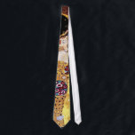 Gustav Klimt - The Kiss - Vintage Art Nouveau Neck Tie<br><div class="desc">Oil on canvas from 1908, this Art Nouveau painting shows two lovers embraced in a passionate kiss on a bed of flowers. The Kiss is probably Gustav Klimt’s most famous work from his Gold Period, which was characterized by the use of gold leaf in his paintings. Unlike similar stores, Art...</div>
