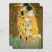 Gustav Klimt The Kiss Vintage Art Nouveau Painting (Front/Back)