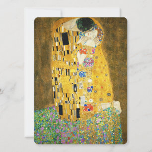 Gustav Klimt The Kiss Vintage Art Nouveau Painting
