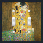 Gustav Klimt The Kiss Vintage Art Nouveau Painting Light Switch Cover<br><div class="desc">Gustav Klimt The Kiss Vintage Art Nouveau Painting The Kiss (In German: Der Kuss) was painted by the Austrian Symbolist painter Gustav Klimt between 1907 and 1908, the highpoint of his Golden Period, when he painted a number of works in a similar gilded style. The painting is widely considered a...</div>