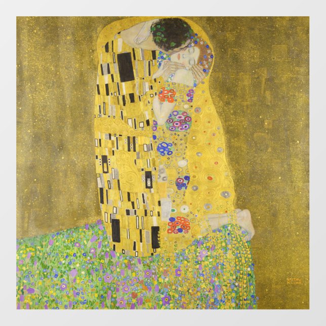 Gustav Klimt - The Kiss Wall Decal (Front)