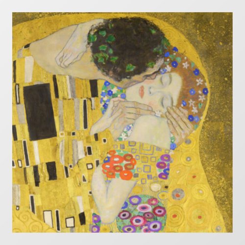 Gustav Klimt _ The Kiss Window Cling