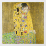 Gustav Klimt - The Kiss Window Cling<br><div class="desc">The Kiss / Der Kuss - Gustav Klimt in 1907-1908</div>