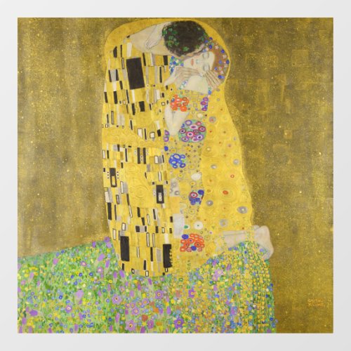 Gustav Klimt _ The Kiss Window Cling