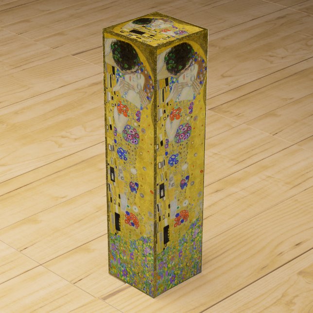 Gustav Klimt - The Kiss Wine Box (Front)