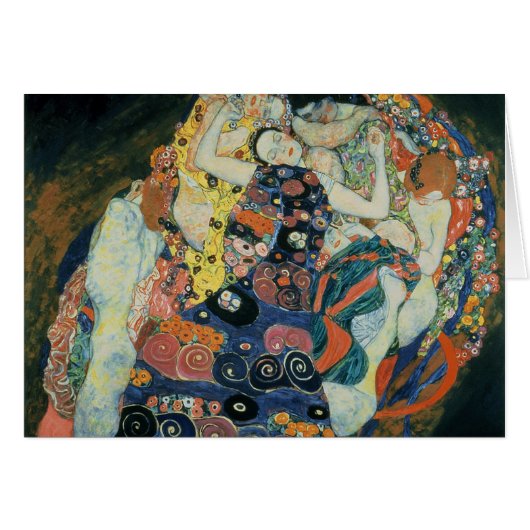 Gustav Klimt : "the Maiden" Cards (Front Horizontal)