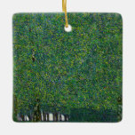 Gustav Klimt - The Park Ceramic Ornament<br><div class="desc">The Park - Gustav Klimt,  Oil on Canvas,  1910</div>