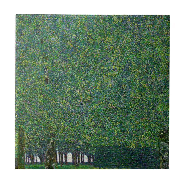 Gustav Klimt - The Park Ceramic Tile (Front)