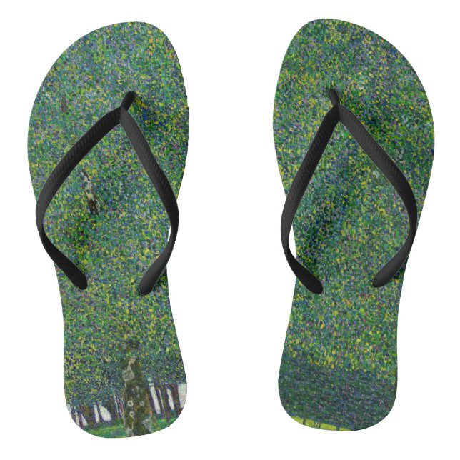 Gustav Klimt - The Park Flip Flops (Footbed)