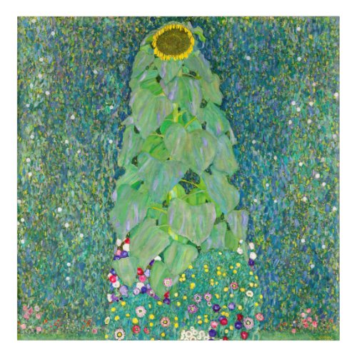 Gustav Klimt _ The Sunflower Acrylic Print