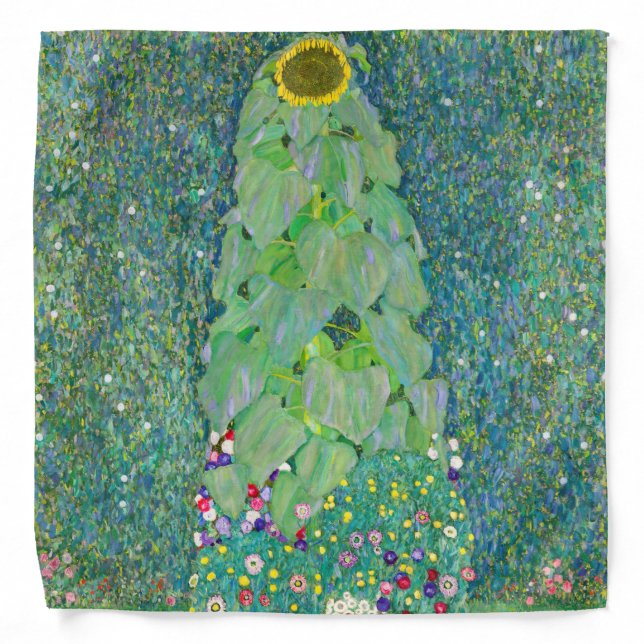 Gustav Klimt - The Sunflower Bandana (Front)