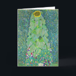 Gustav Klimt - The Sunflower Card<br><div class="desc">The Sunflower - Gustav Klimt,  Oil on Canvas,  1907</div>