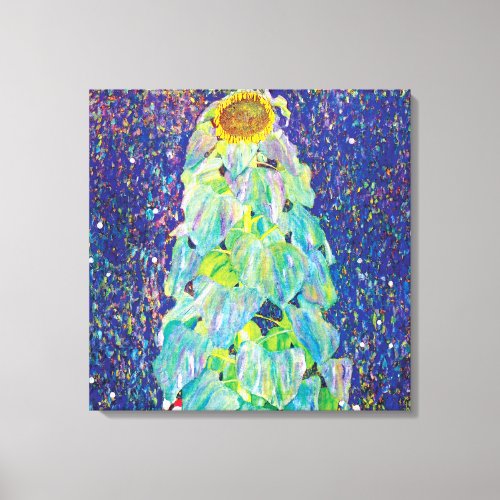 Gustav Klimt _ The Sunflower Fine Art Painting Canvas Print