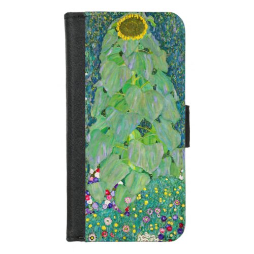 Gustav Klimt _ The Sunflower iPhone 87 Wallet Case