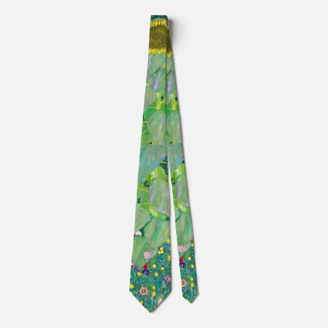 Gustav Klimt - The Sunflower Neck Tie (Front)