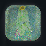 Gustav Klimt - The Sunflower Paper Plates<br><div class="desc">The Sunflower - Gustav Klimt,  Oil on Canvas,  1907</div>