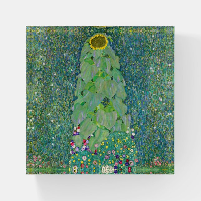 Gustav Klimt - The Sunflower Paperweight (Front)