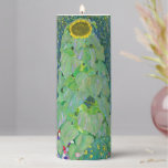 Gustav Klimt - The Sunflower Pillar Candle<br><div class="desc">The Sunflower - Gustav Klimt,  Oil on Canvas,  1907</div>
