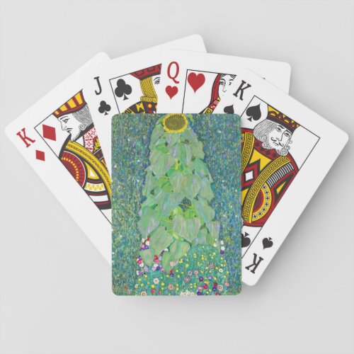 Gustav Klimt _ The Sunflower Poker Cards