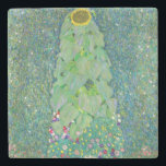 Gustav Klimt - The Sunflower Stone Coaster<br><div class="desc">The Sunflower - Gustav Klimt,  Oil on Canvas,  1907</div>