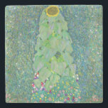 Gustav Klimt - The Sunflower Stone Coaster<br><div class="desc">The Sunflower - Gustav Klimt,  Oil on Canvas,  1907</div>