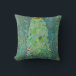 Gustav Klimt - The Sunflower Throw Pillow<br><div class="desc">The Sunflower - Gustav Klimt,  Oil on Canvas,  1907</div>